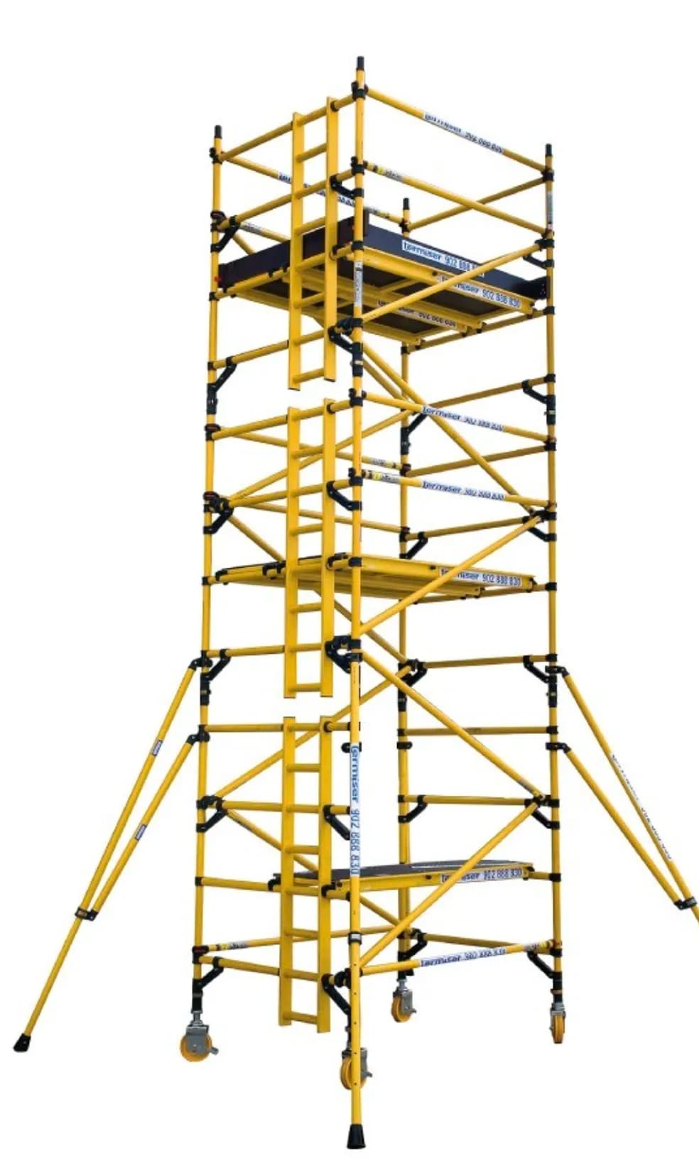 Torre de andamio dieléctrico de fibra de vidrio IECO